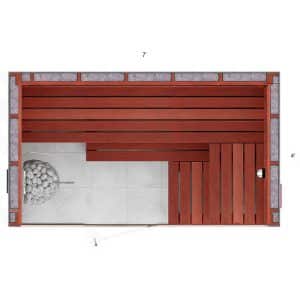 4x7x7 Custom Indoor Sauna Kit