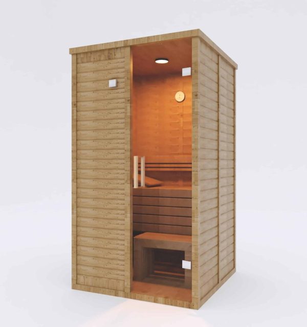 White Cedar Sauna for 2 Person