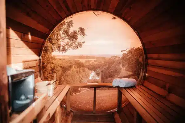 Stress-Relieving Sauna Session