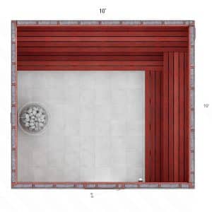 10x11x7' Custom Indoor Sauna Kit