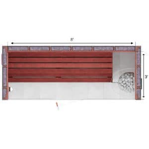 3x8x7 Custom Indoor Sauna Kit