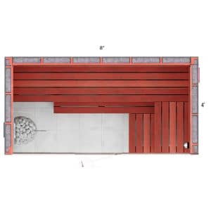 4x8x7 Custom Indoor Sauna Kit