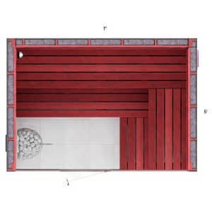 5x7x7 Custom Indoor Sauna Kit