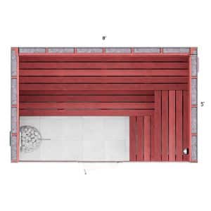 5x8x7 Custom Indoor Sauna Kit