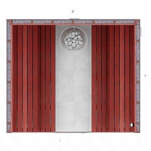 7x8x7 S Custom Indoor Sauna Kit