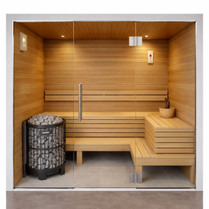 Front Clear Glass Wall