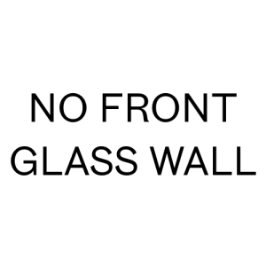 No Front Glass Wall