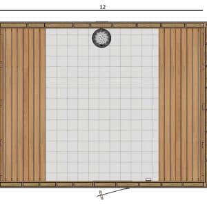 9x12 S Custom Indoor Sauna Kit