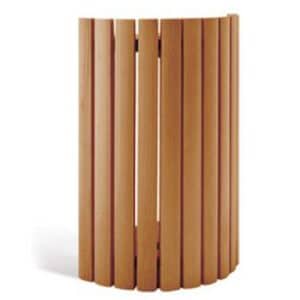 Sauna Light Cover Stripes Cedar 914-VD 181 x 110 mm
