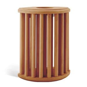 Sauna Light Cover Stripes Cedar 915-VD 207 x 280 mm