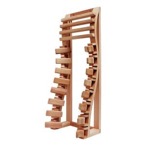 Spinal Backrest, Cedar 514-D 346 x 888 mm