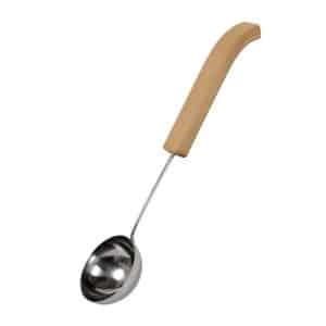 Stainless Steel Ladle with Wooden Handle 446-MD