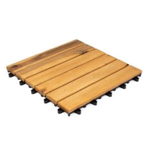 Wooden Floor Mat Block Cedar, 285 x 285 mm