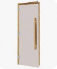 Aspen Black Frame Door Benelux Square, Grey Glass, 690x1890 mm (27 1/8" x 74 3/8")