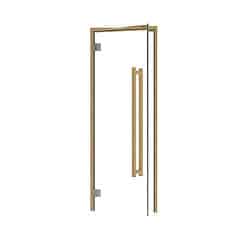 Alder Frame Door Benelux Square, Clear Glass, 690x1890 mm (27 1/8" x 74 3/8")