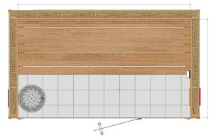 Straight Benches. 2x4 Knotty Red Cedar