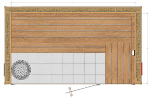 L-Shape Benches, 1 Top Bench. 2x4 Knotty Red Cedar