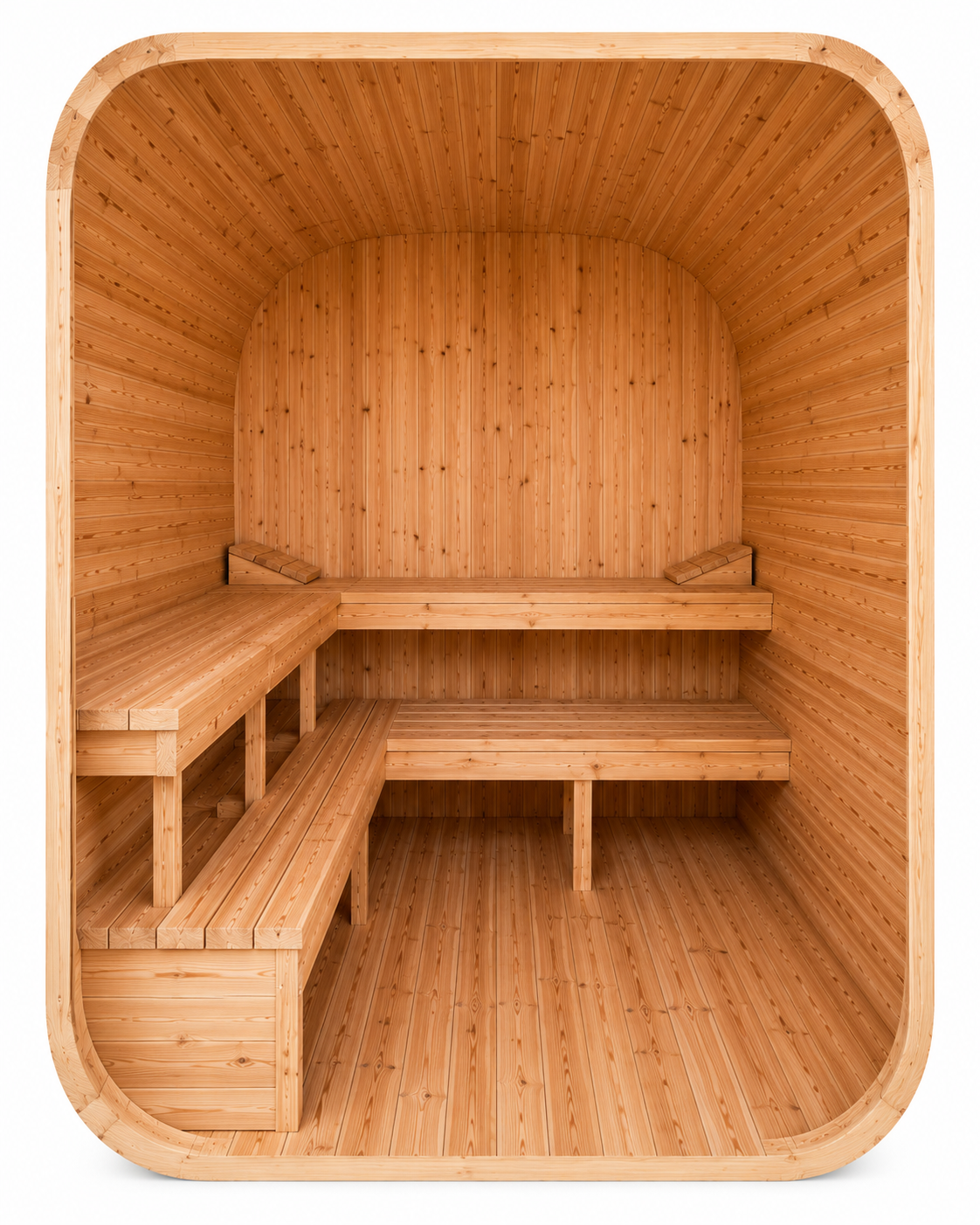 Barrel Sauna Plus Interior