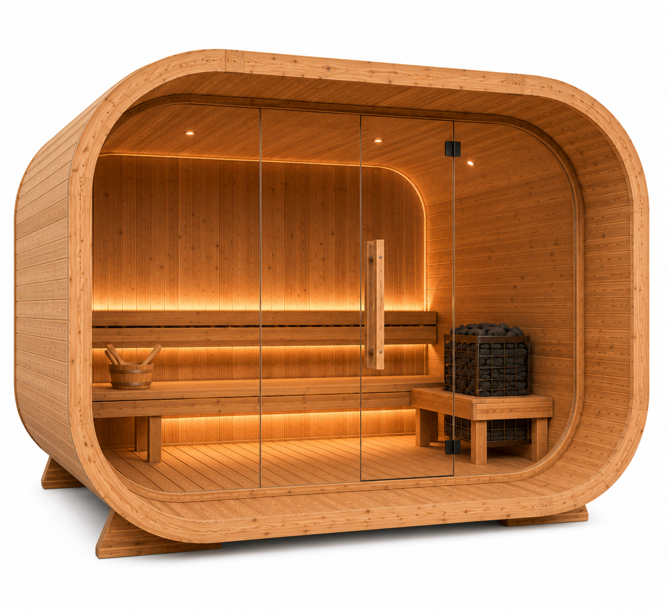 Barrel Sauna Plus Signature Glass